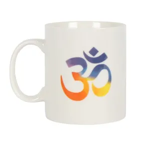 11 oz White Ceramic Mug - The Sacred Mantra