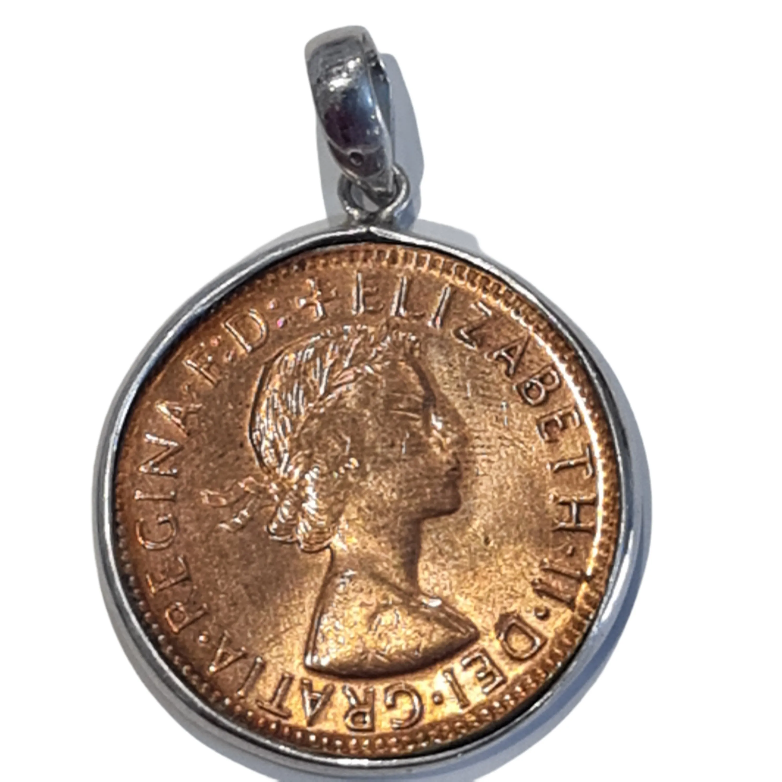 1962 Australian Penny coin pendant