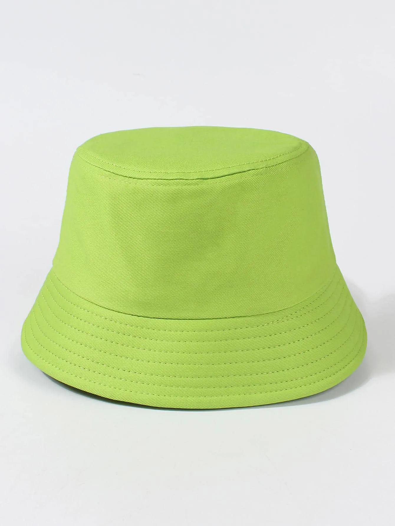 1pc Unisex Slogan Embroidered Sun Protection Fashionable Bucket Hat For Outdoor Travel