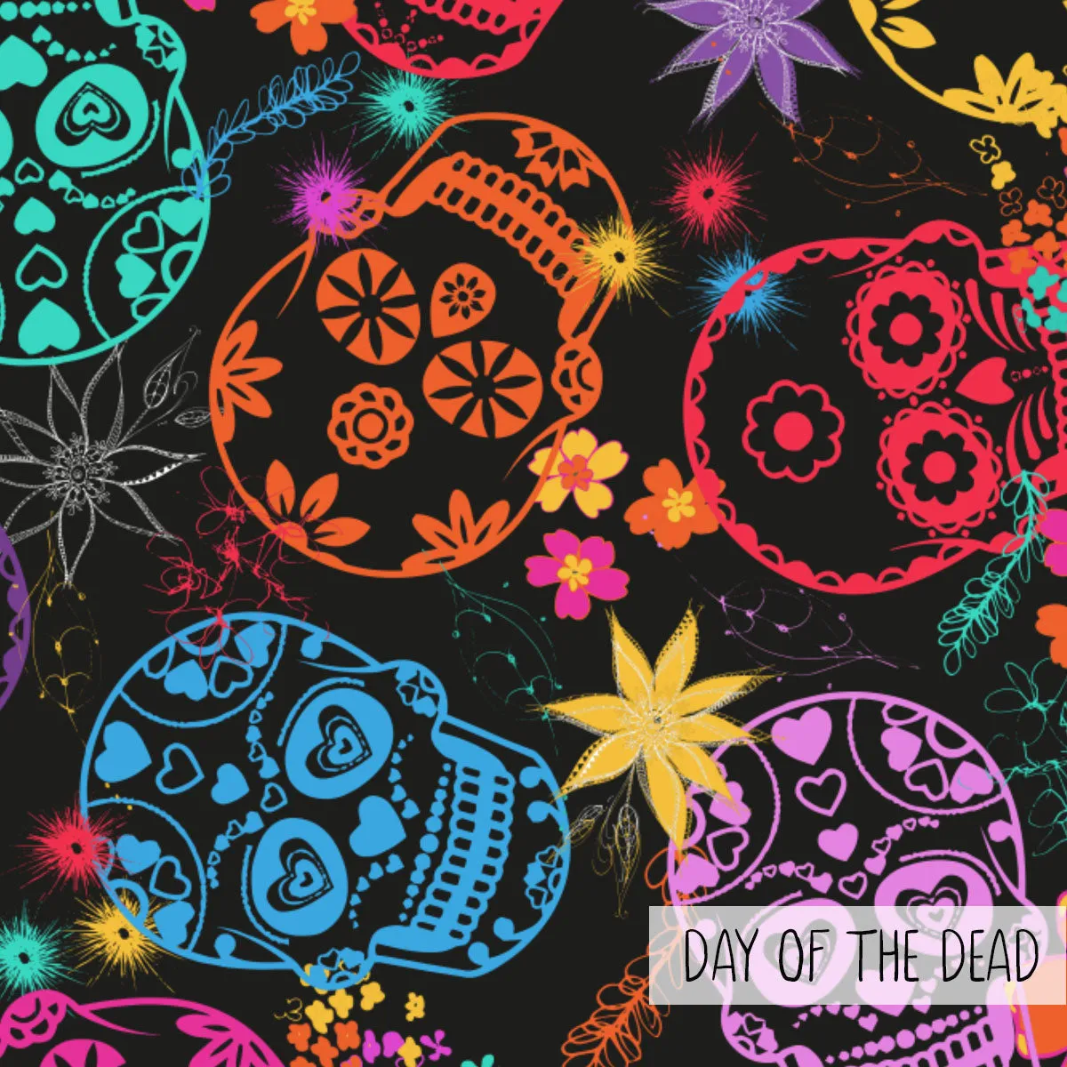 2 in 1 Double Layer Ultra Shorts | Day of the Dead