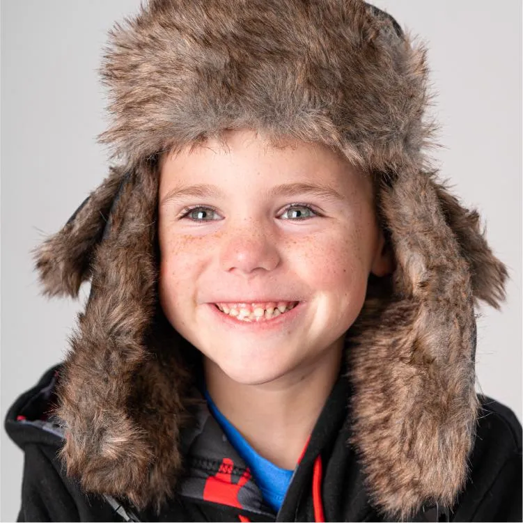 3 Kids Fleece   Kids Trapper Hat