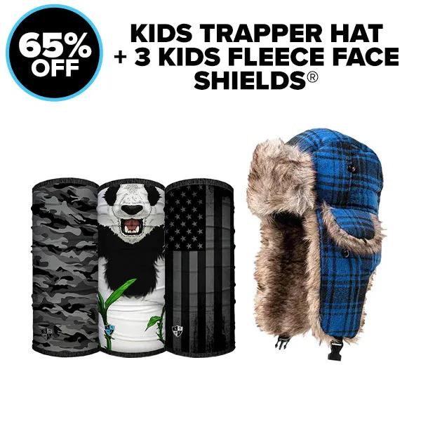 3 Kids Fleece   Kids Trapper Hat