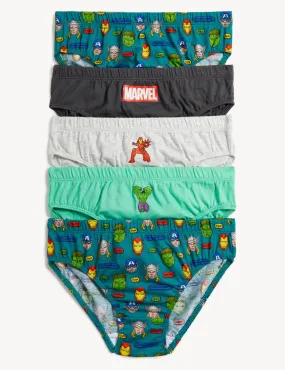 5pk Pure Cotton Marvel™ Briefs