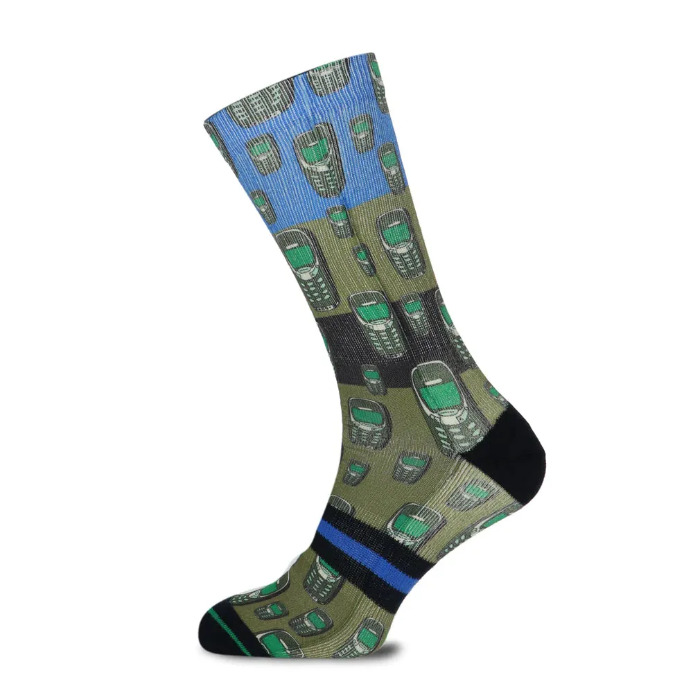 60308 Vintage Mobile Men’s Socks