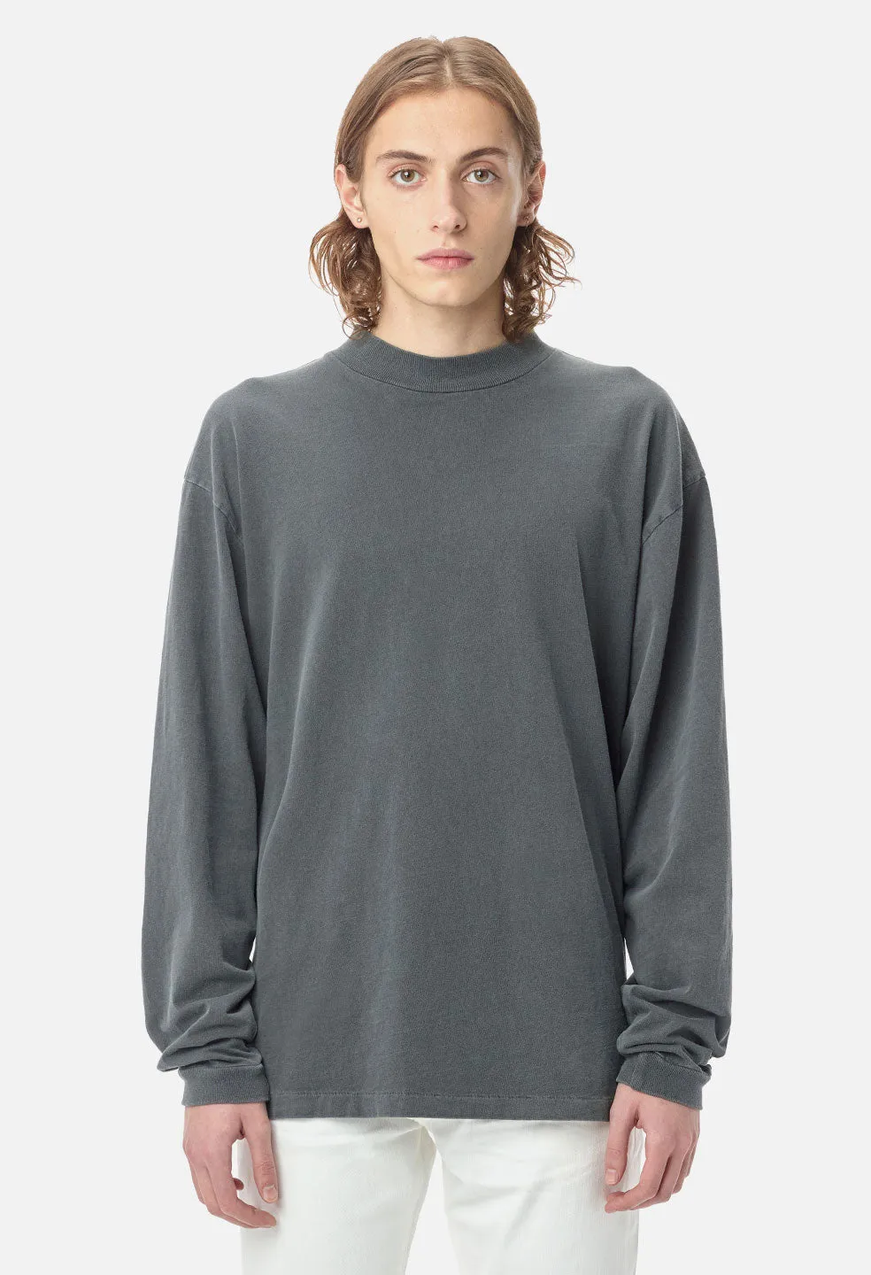 900 LS Mock Tee / Carbon