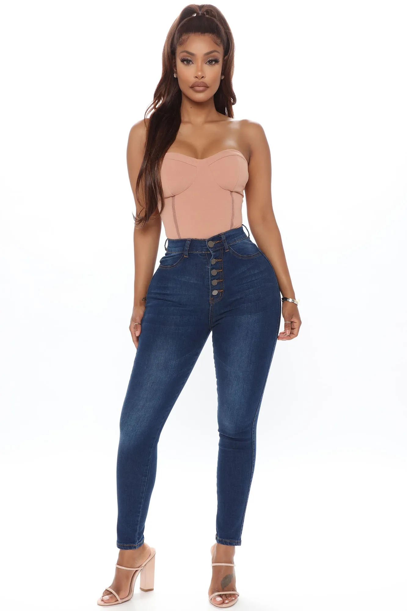 A Great Catch Tube Bodysuit - Mauve