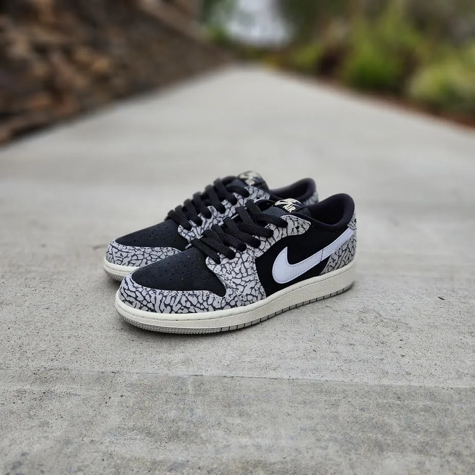 Air Jordan 1 Low OG GS "Elephant Print"