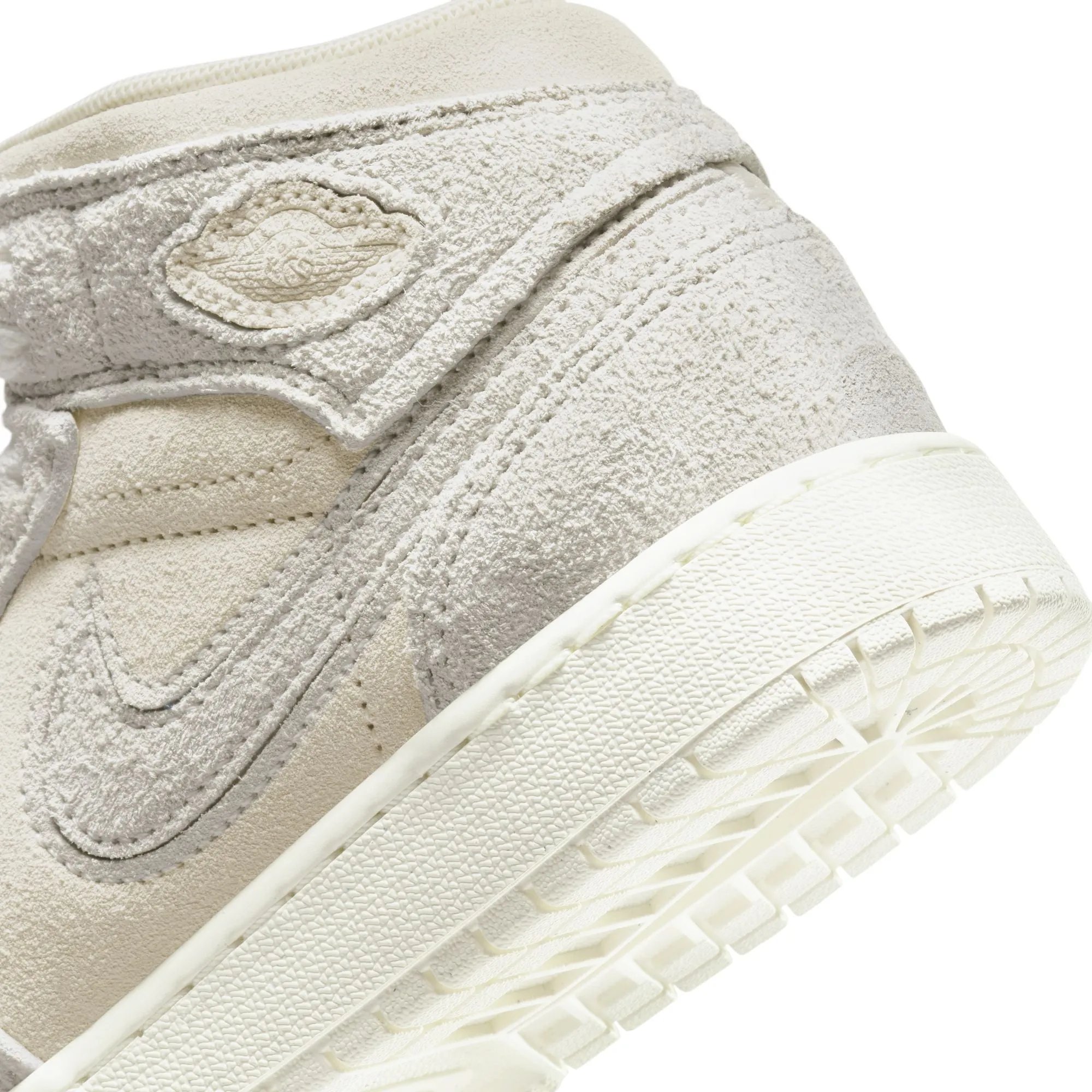 Air Jordan 1 Mid SE Craft GS (Pale Ivory/Sail)