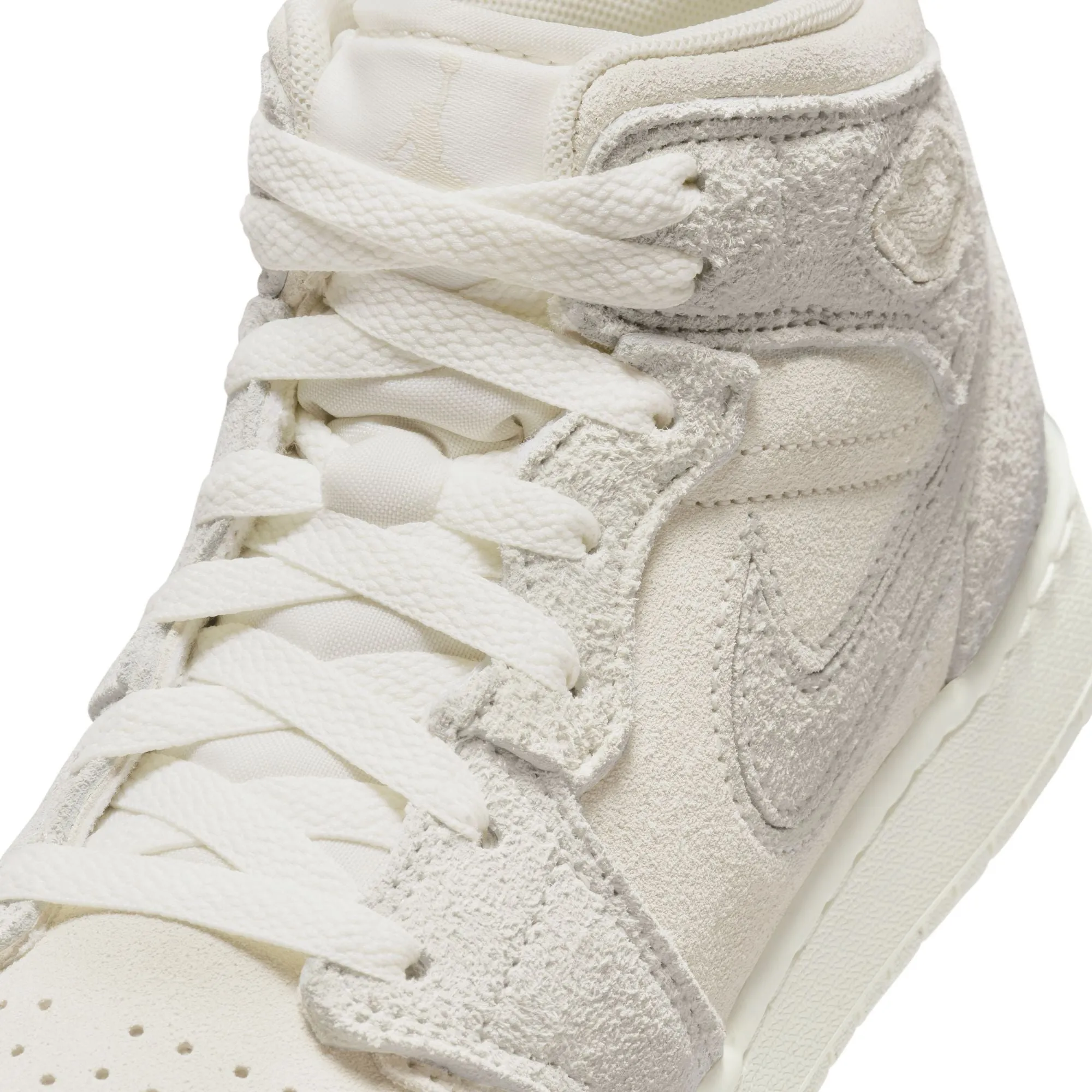 Air Jordan 1 Mid SE Craft GS (Pale Ivory/Sail)