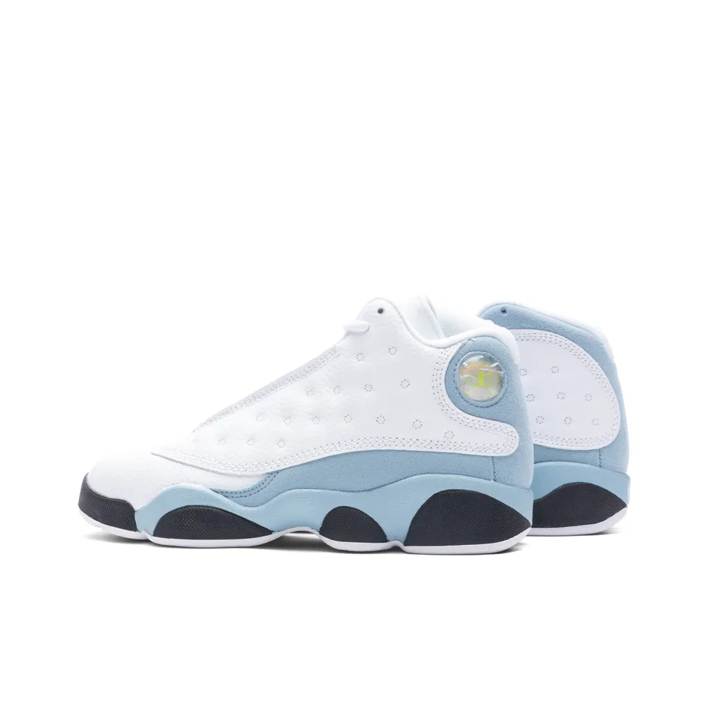 Air Jordan 13 Retro (PS) - White/Yellow Ochre/Blue Grey