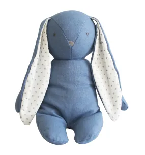 Alimrose Bobby Floppy Bunny - Chambray Linen