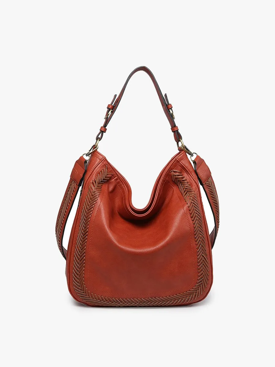 Aris Vegan Whipstitch Hobo