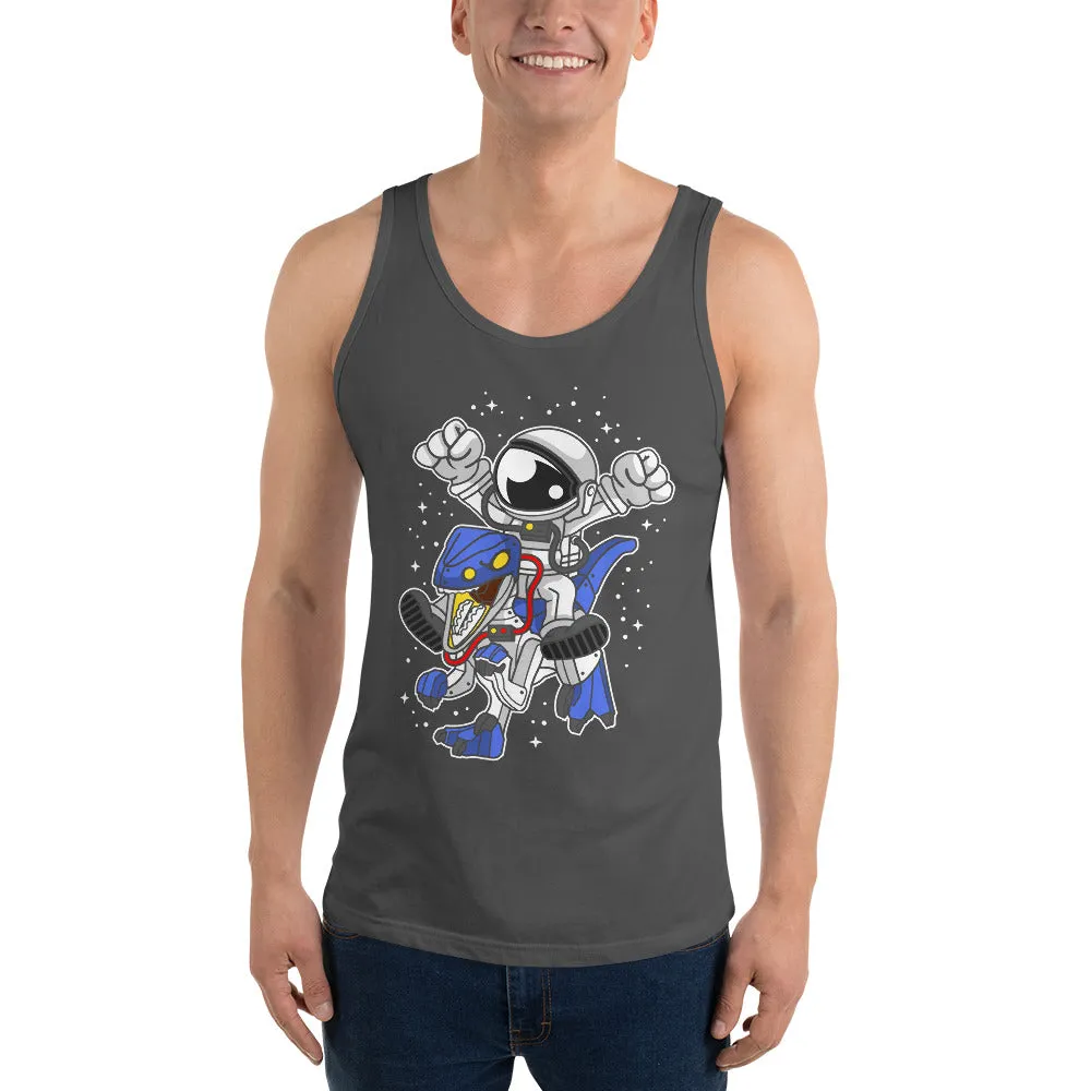 Astronaut | Robot Dinosaur | Pop Art | Unisex | Tank Top