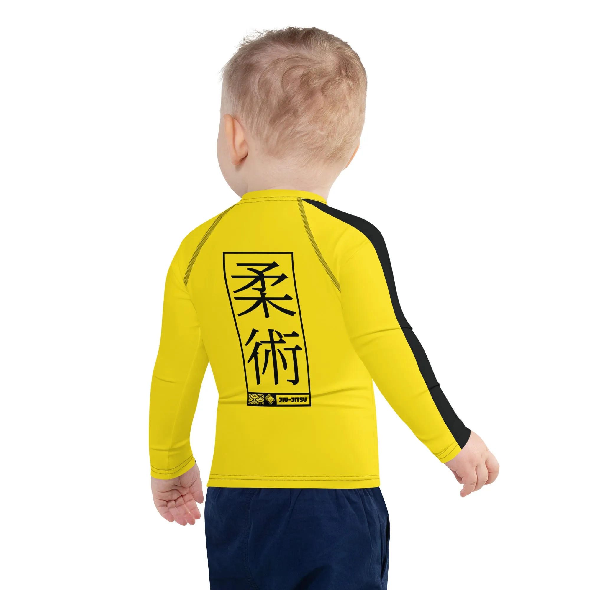 Awaken the Warrior Within: Boys' Bruce Lee Rash Guard - Jiu-Jitsu 020