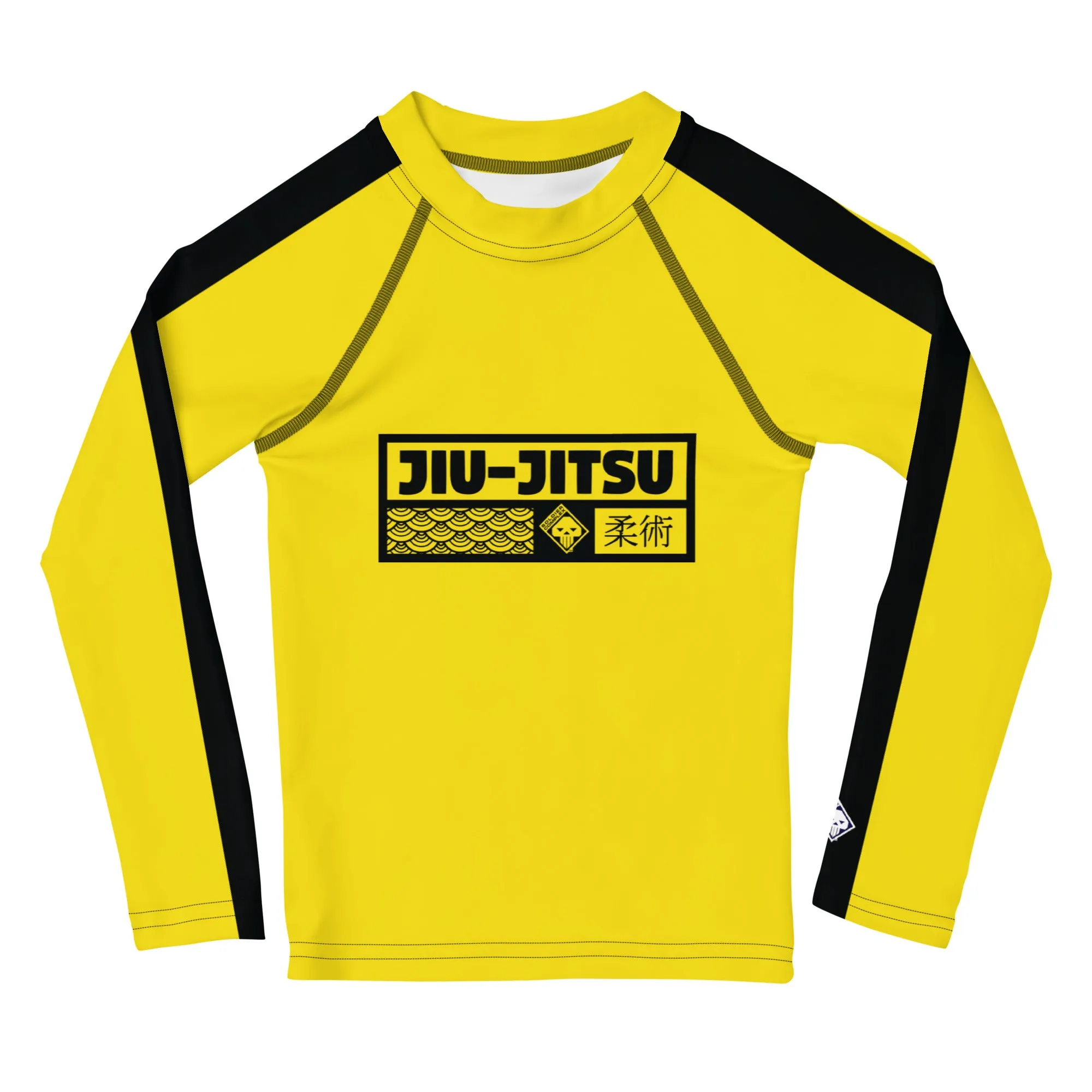 Awaken the Warrior Within: Boys' Bruce Lee Rash Guard - Jiu-Jitsu 020