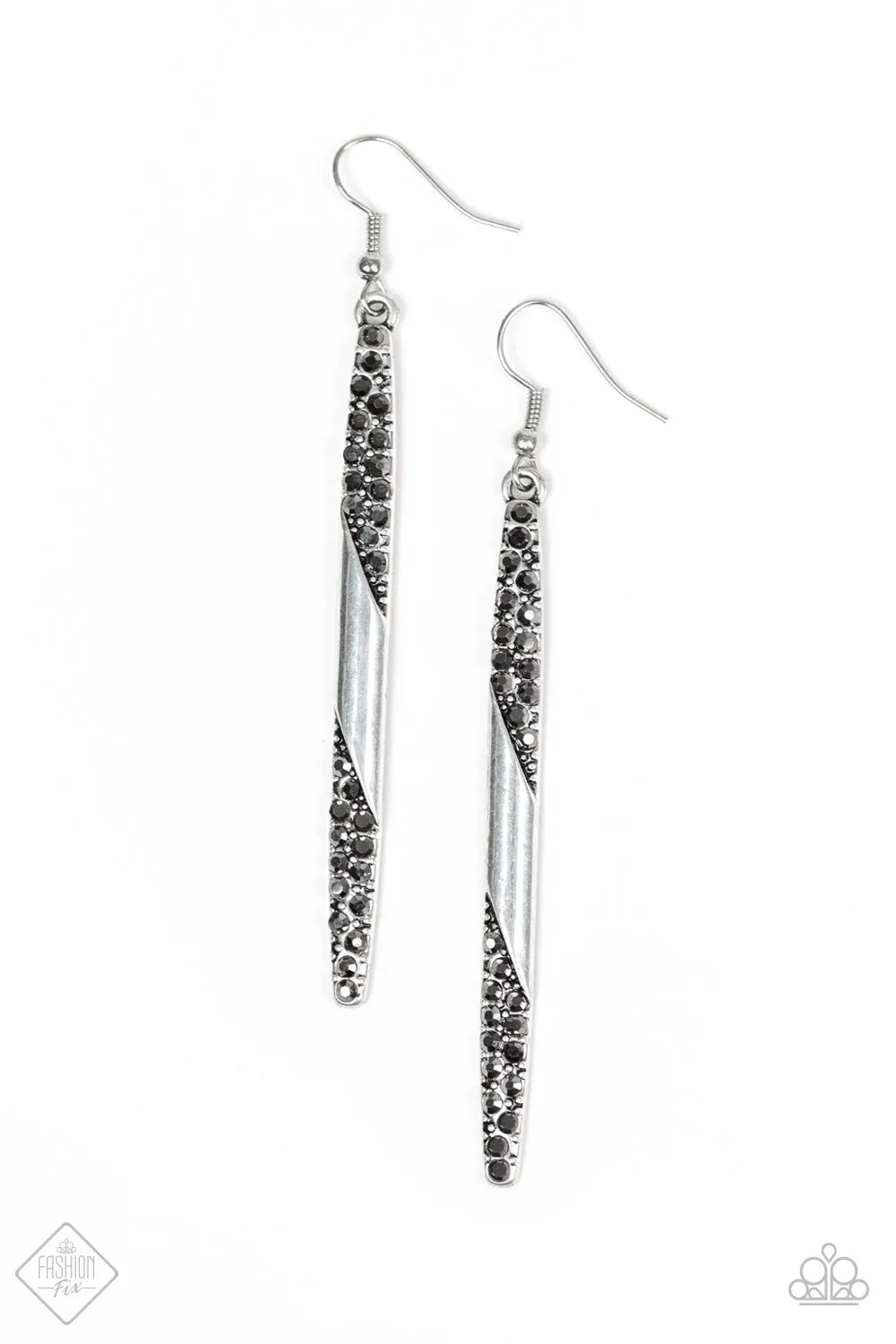 Award Show Attitude Silver-Earrings