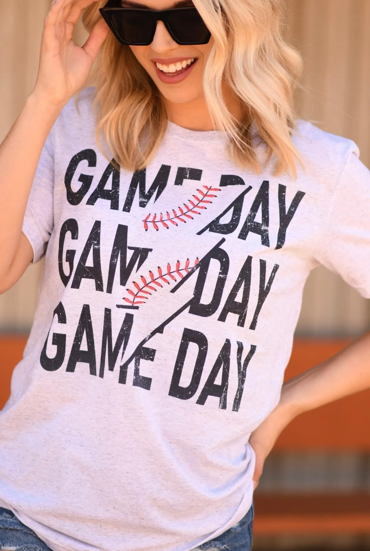 Baseball Game Day Bolt Tee