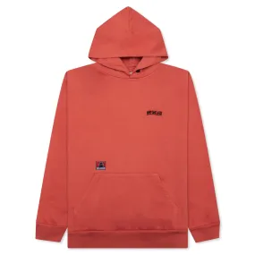 Bassline Hood Fleece - Dusty Red