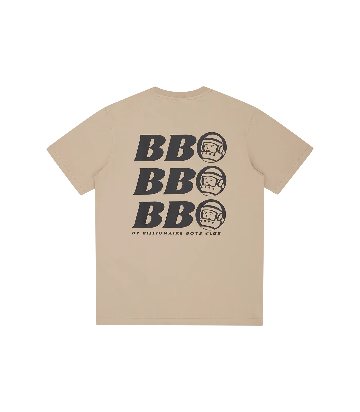 BB ASTRO REPEAT LOGO T-SHIRT - STONE