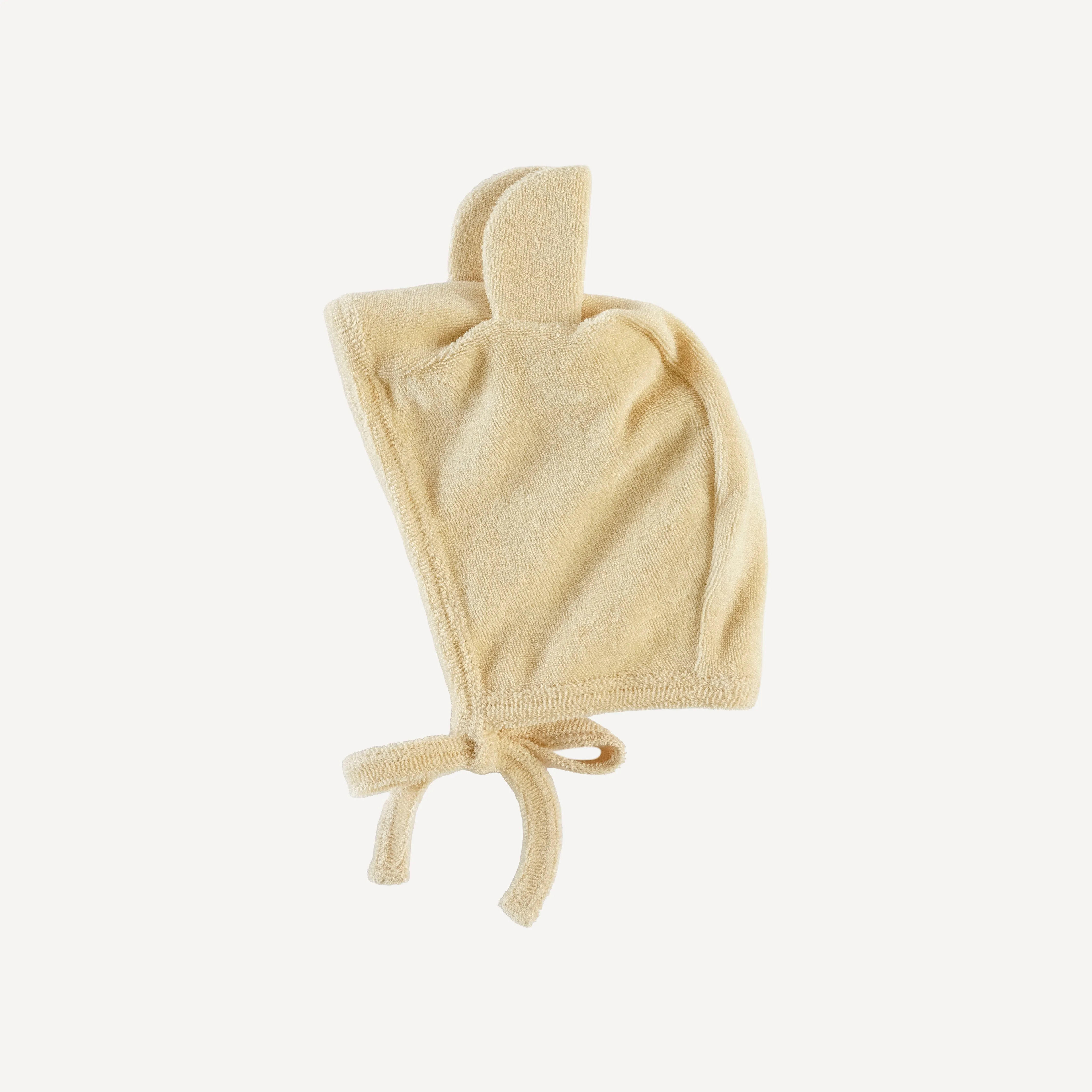 bear hat | marzipan | organic cotton terry