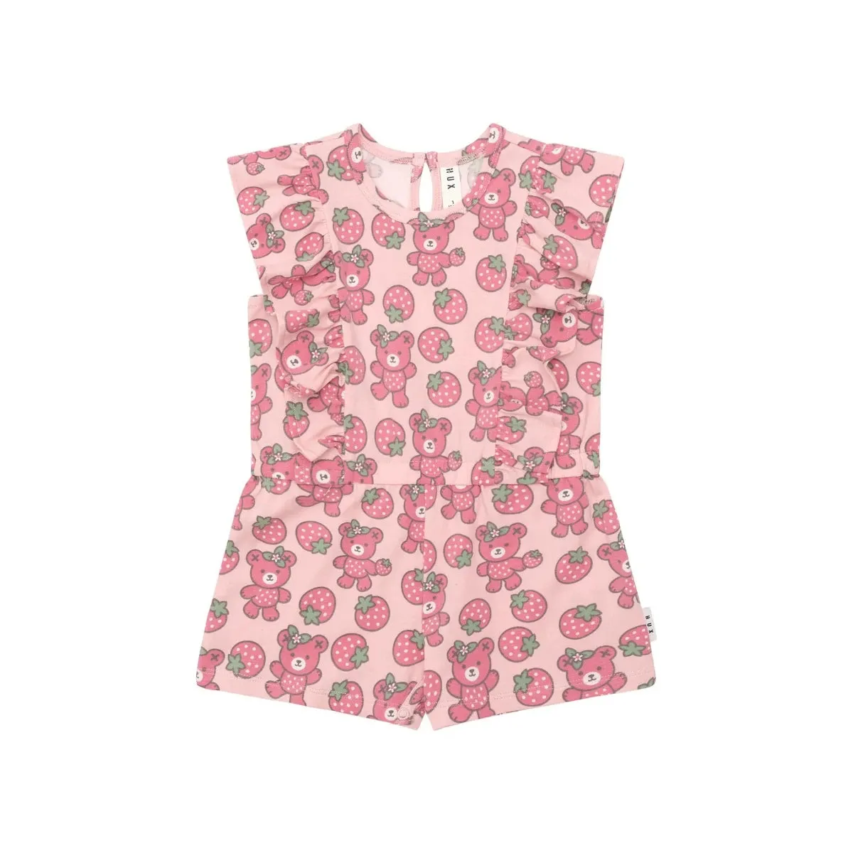 BERRY BEAR FRILL PLAYSUIT