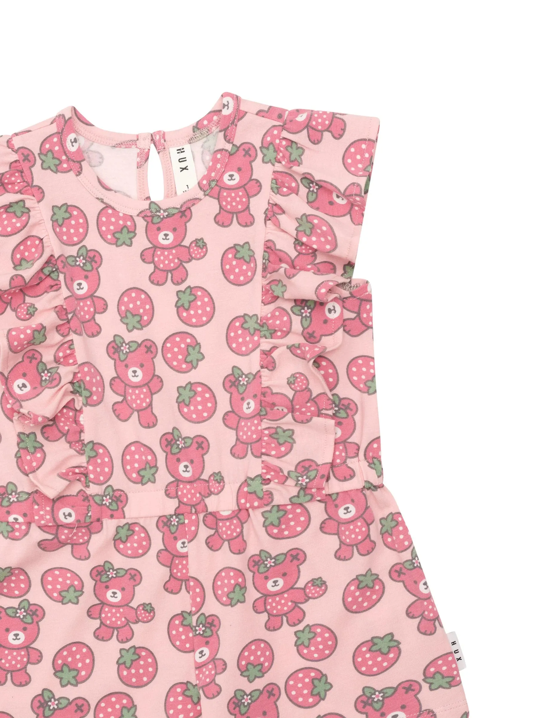 BERRY BEAR FRILL PLAYSUIT