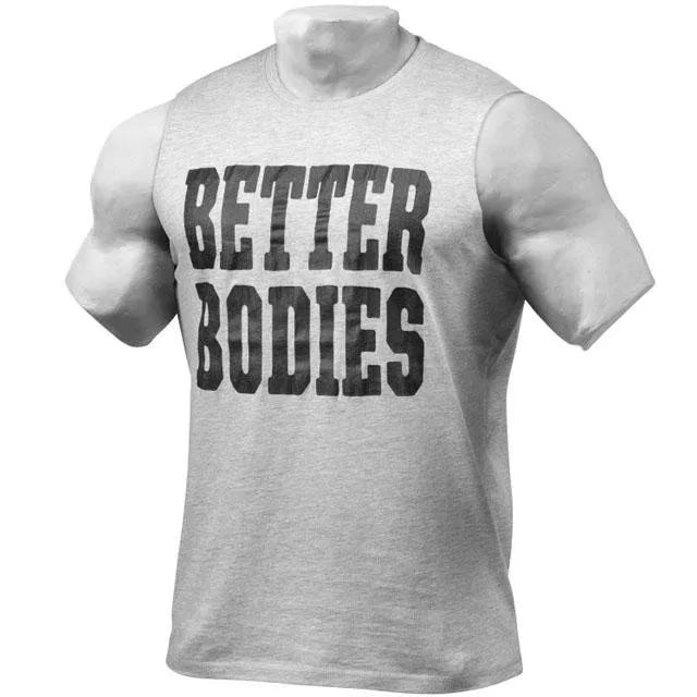 Better Bodies Big Print S-L - Grey Melange