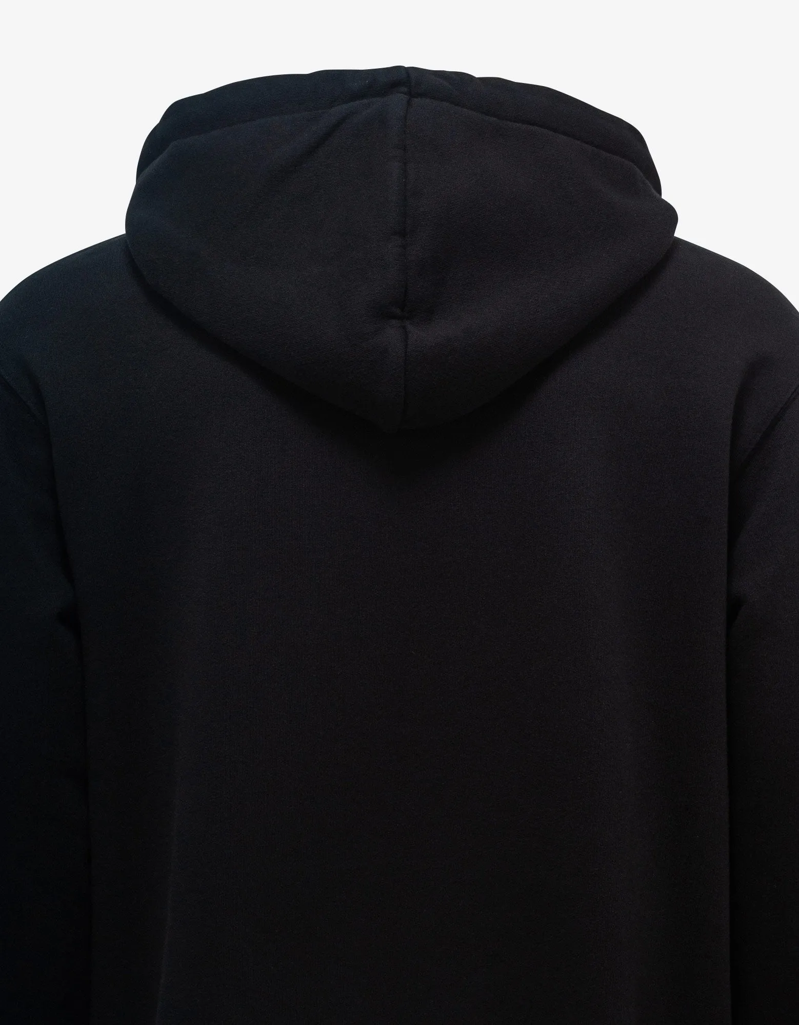 Black Rhinestone Sprayed Logo Hoodie