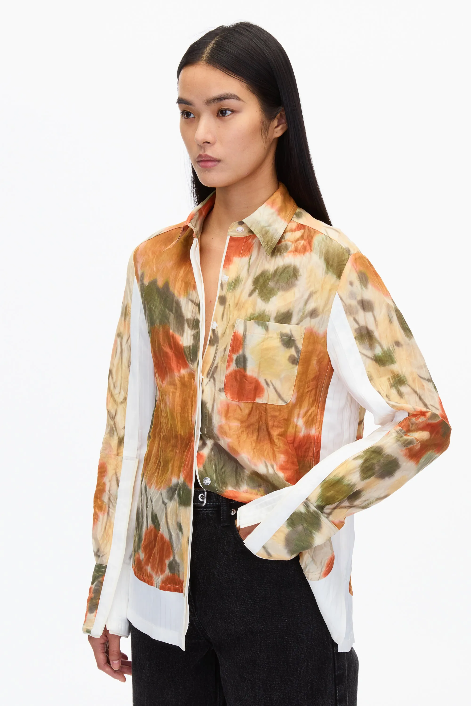 Blurred Marigold PJ Shirt