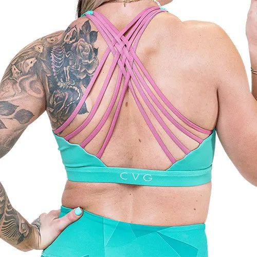 Butterfly Back Bra | Watermelon Ombre