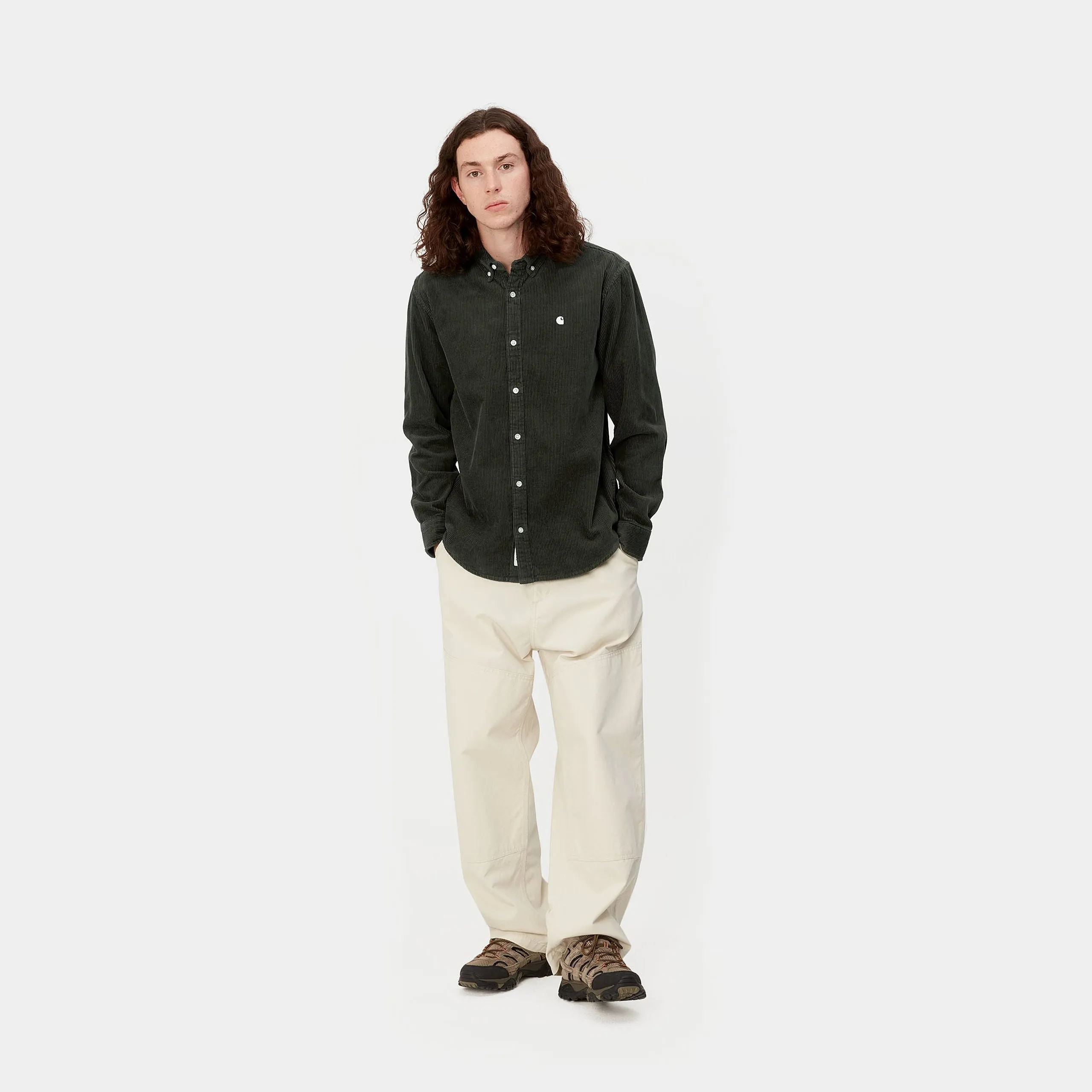 Carhartt L/S Madison Cord Shirt - Plant / Wax