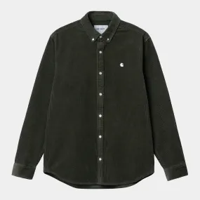 Carhartt L/S Madison Cord Shirt - Plant / Wax