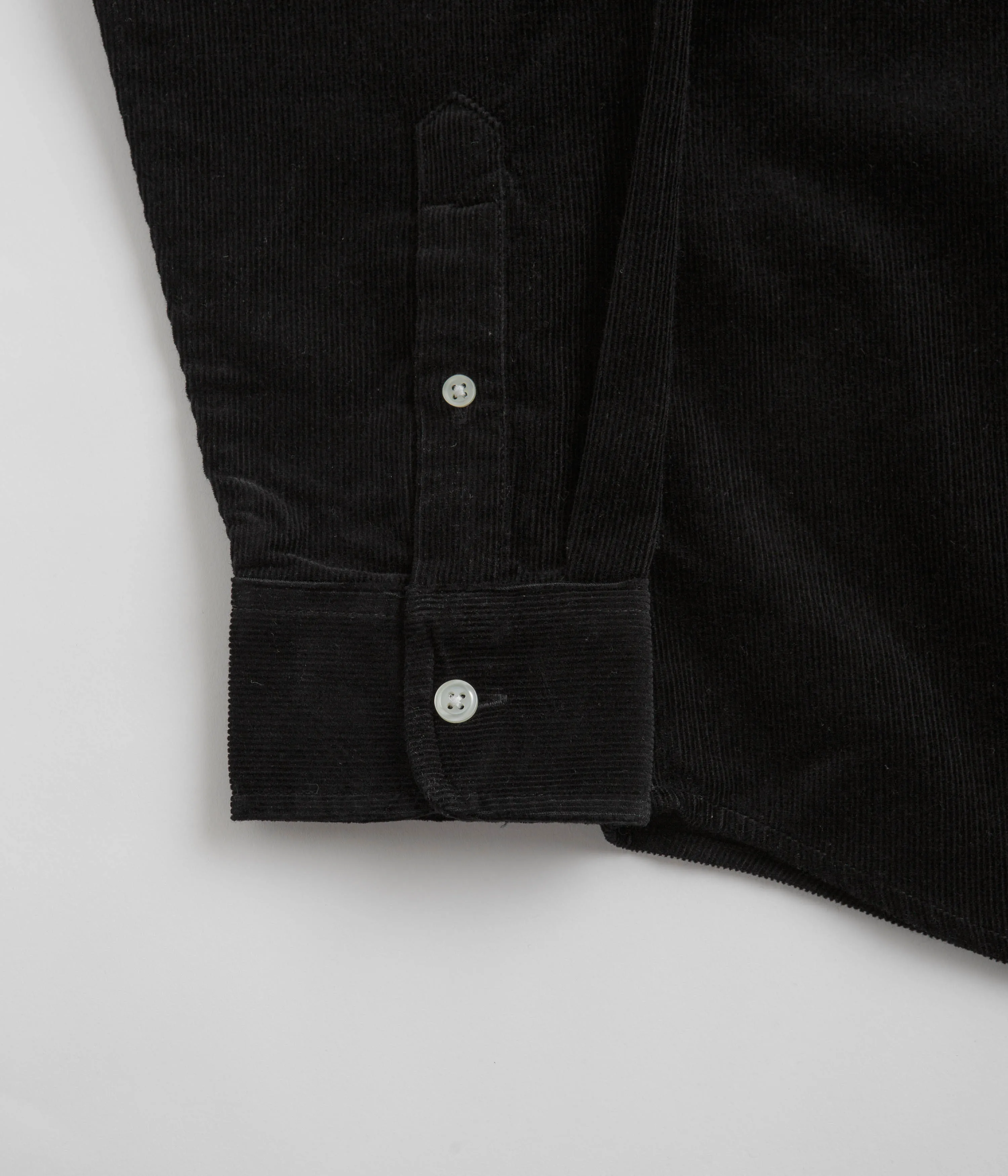 Carhartt Madison Fine Cord Shirt - Black / Wax