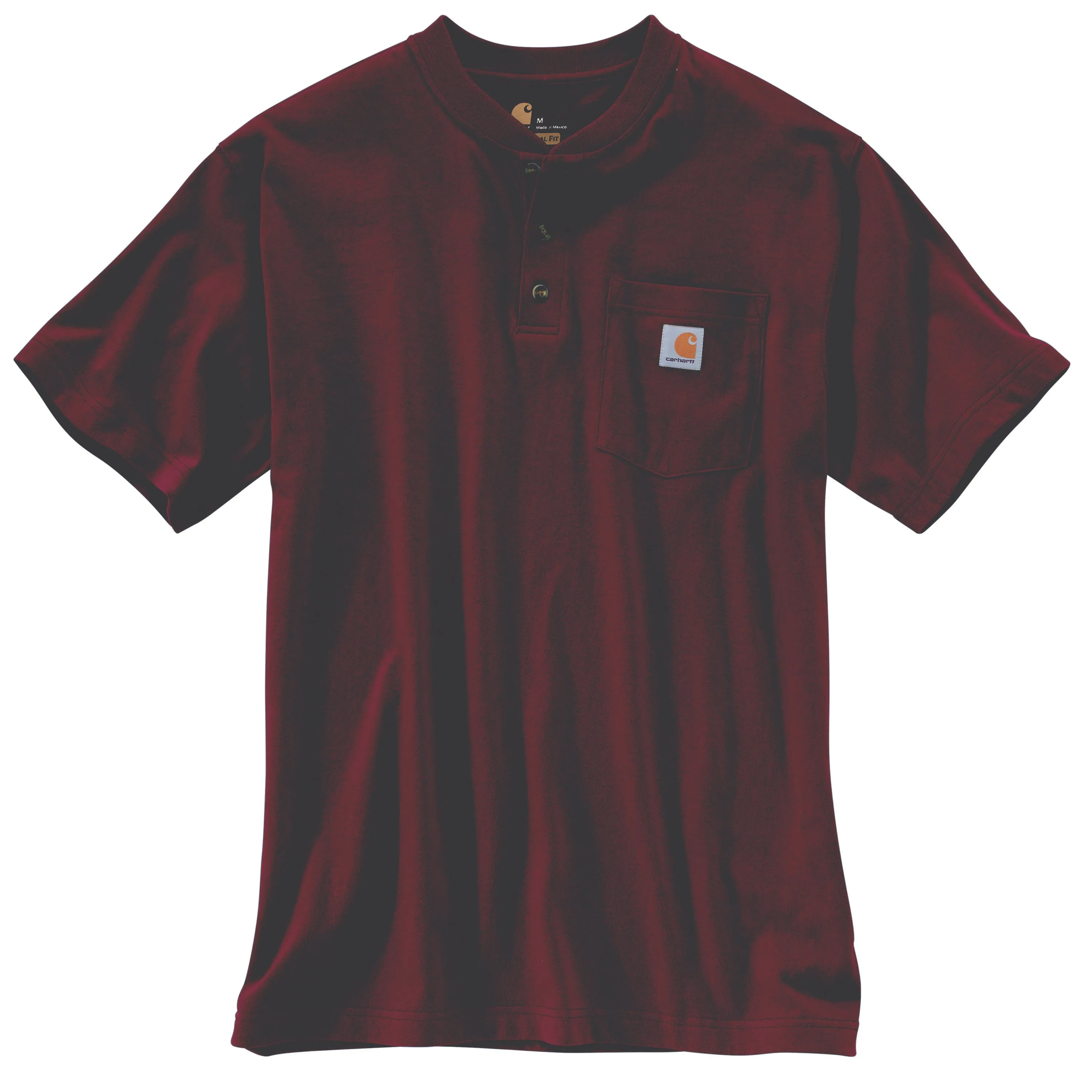 Carhartt Men's Short Sleeve Pocket Henley_Port