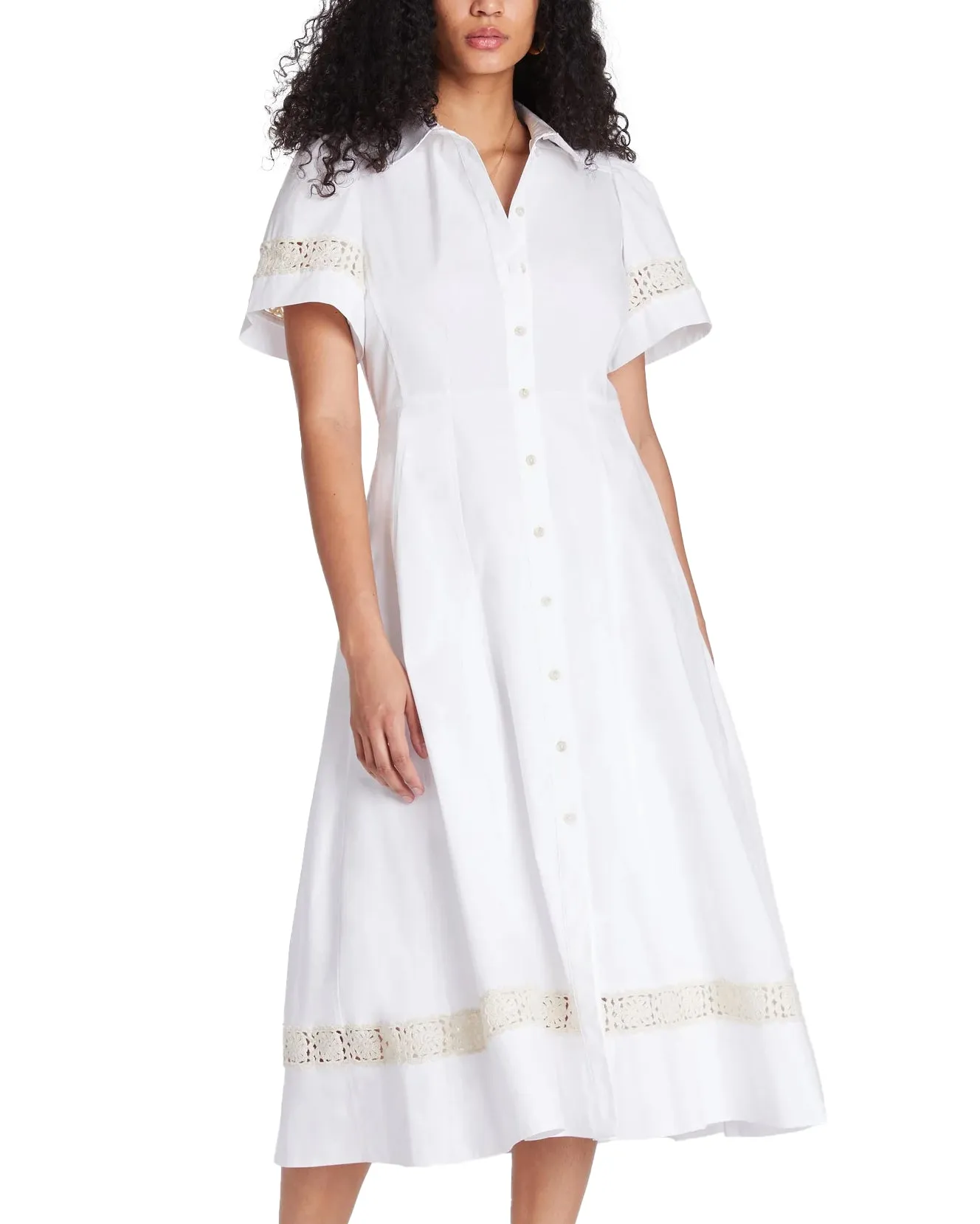 Carlton Dress (Optic White)