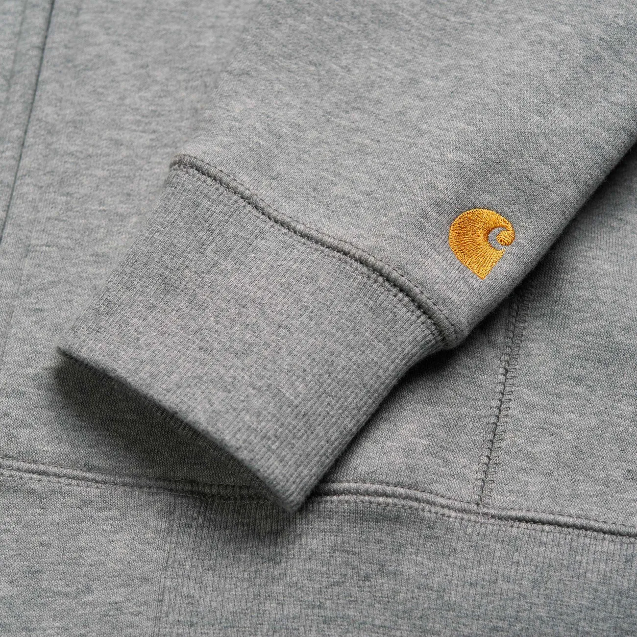 Chase Hooded Jacket - Grey Heather/Gold