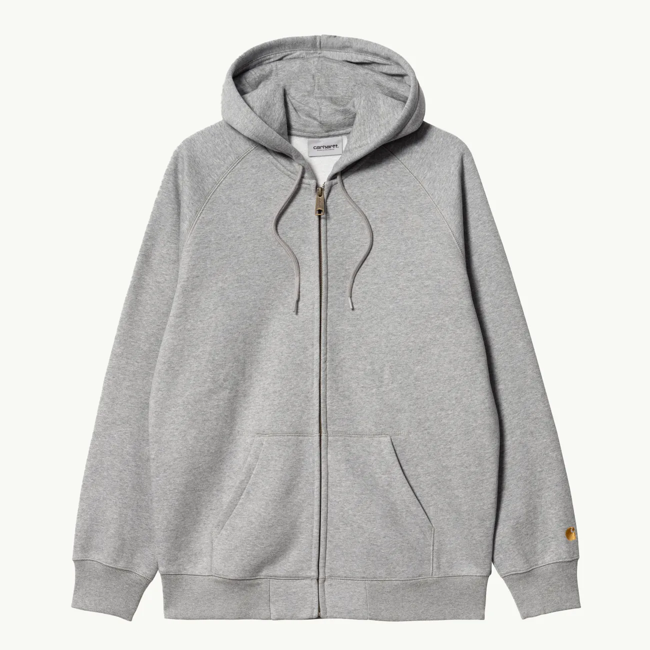 Chase Hooded Jacket - Grey Heather/Gold