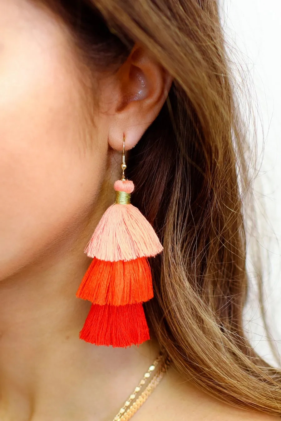 Chasing Sunsets Tassel Earrings