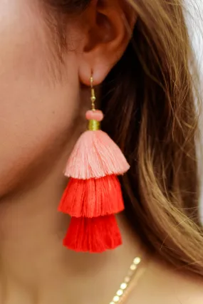 Chasing Sunsets Tassel Earrings