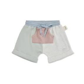 Colour Block Rib Kids Shorts