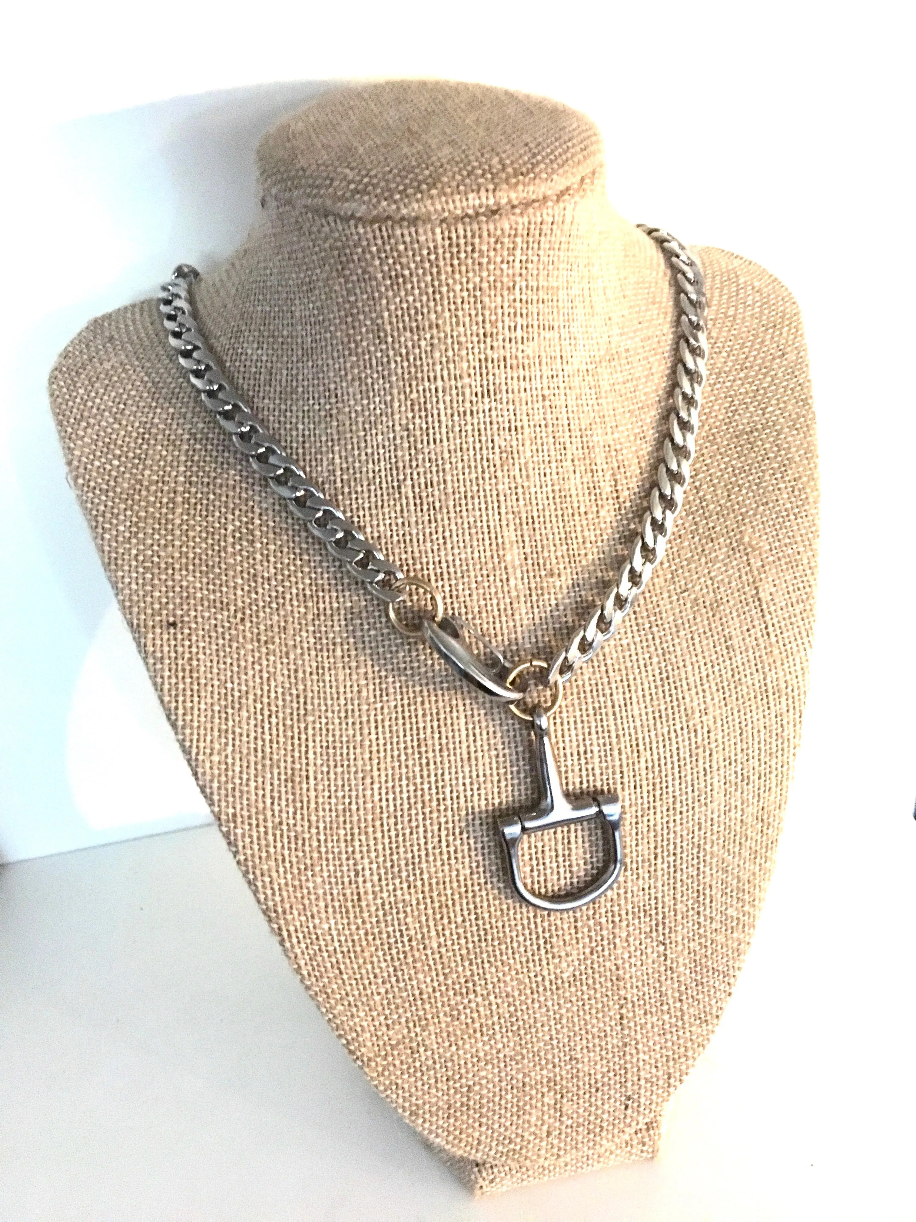 CORNWALL NECKLACE | Breeders Cup Limited | Equestrian Jewelry | D-Bit Pendant - AtelierCG™