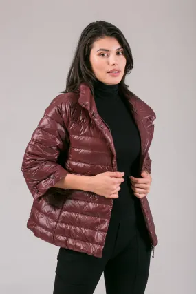 Crop Sleeve Puffer Jacket