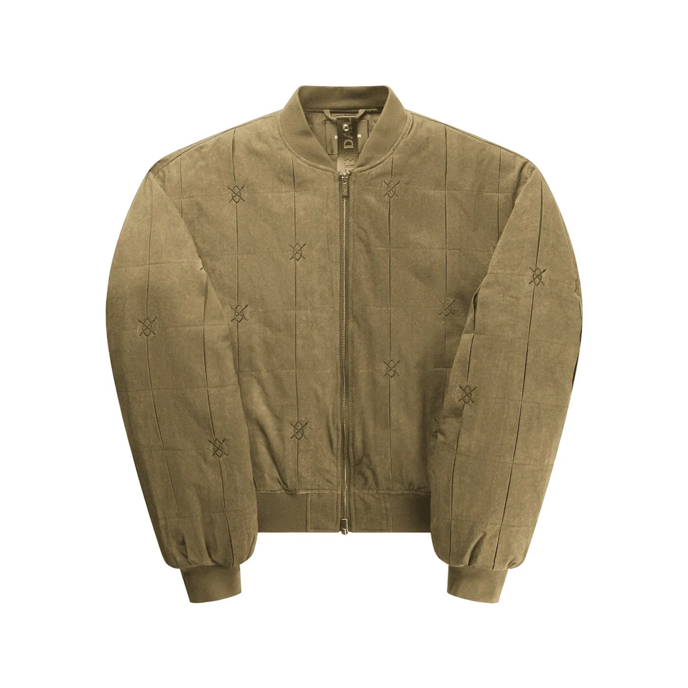 Dark Beige Rasal Bomber Jacket