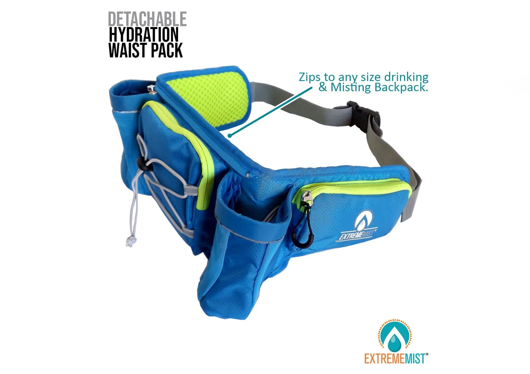 Detachable Dual Holster Hydration Waist Pack