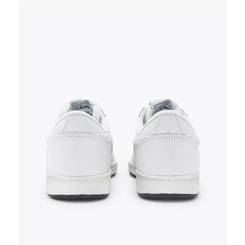 DIADORA SNEAKERS MAGIC BASKET LOW ICONA BIANCO-BIANCO