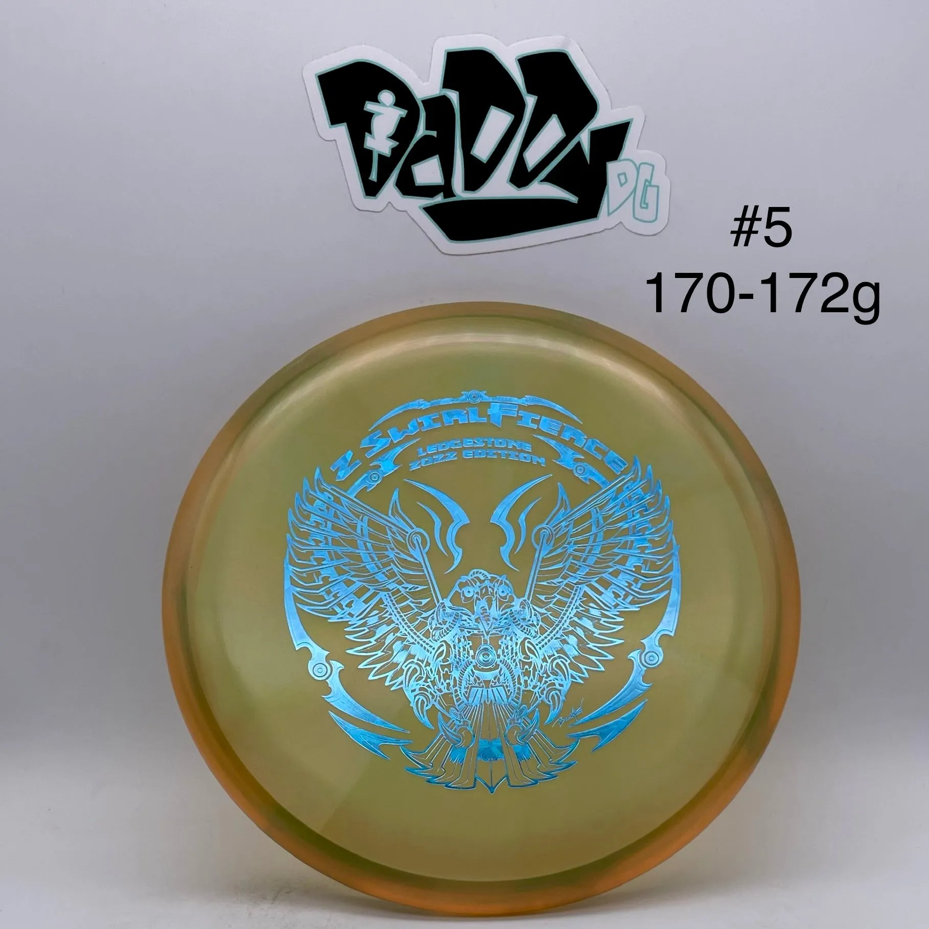 Discraft Z Swirl Fierce 2022 Ledgestone Edition Putt & Approach