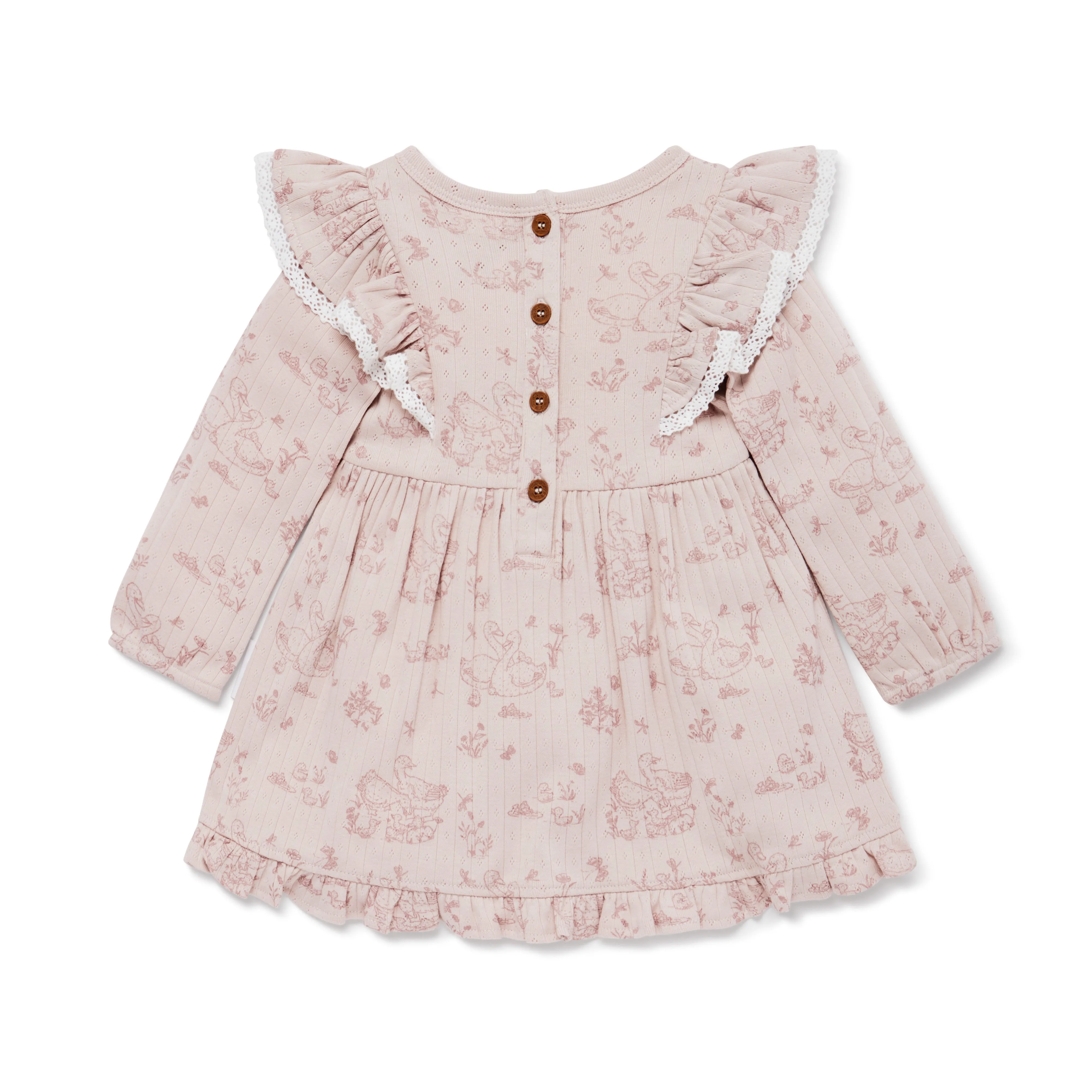 Duck Family Ruffle Dress