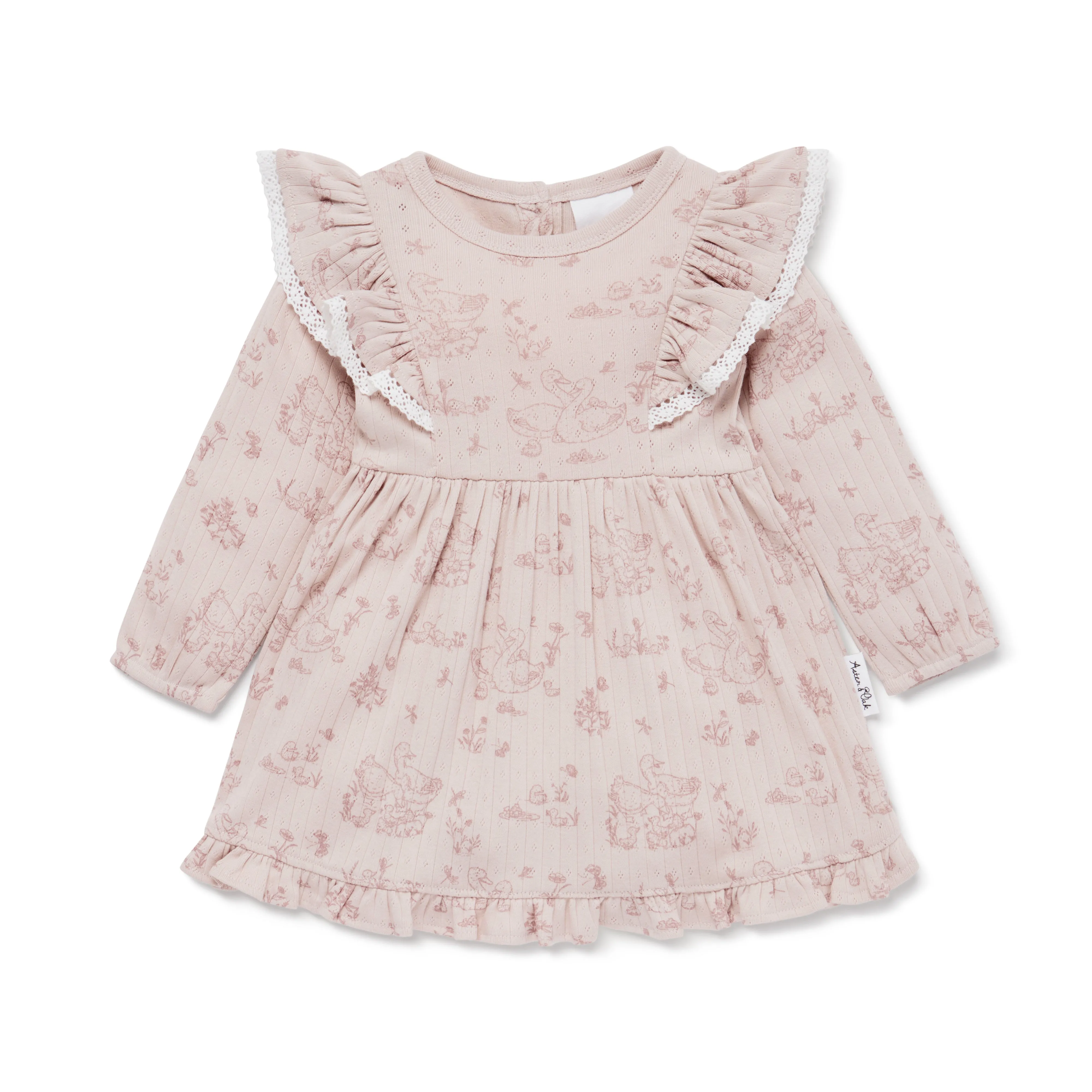 Duck Family Ruffle Dress