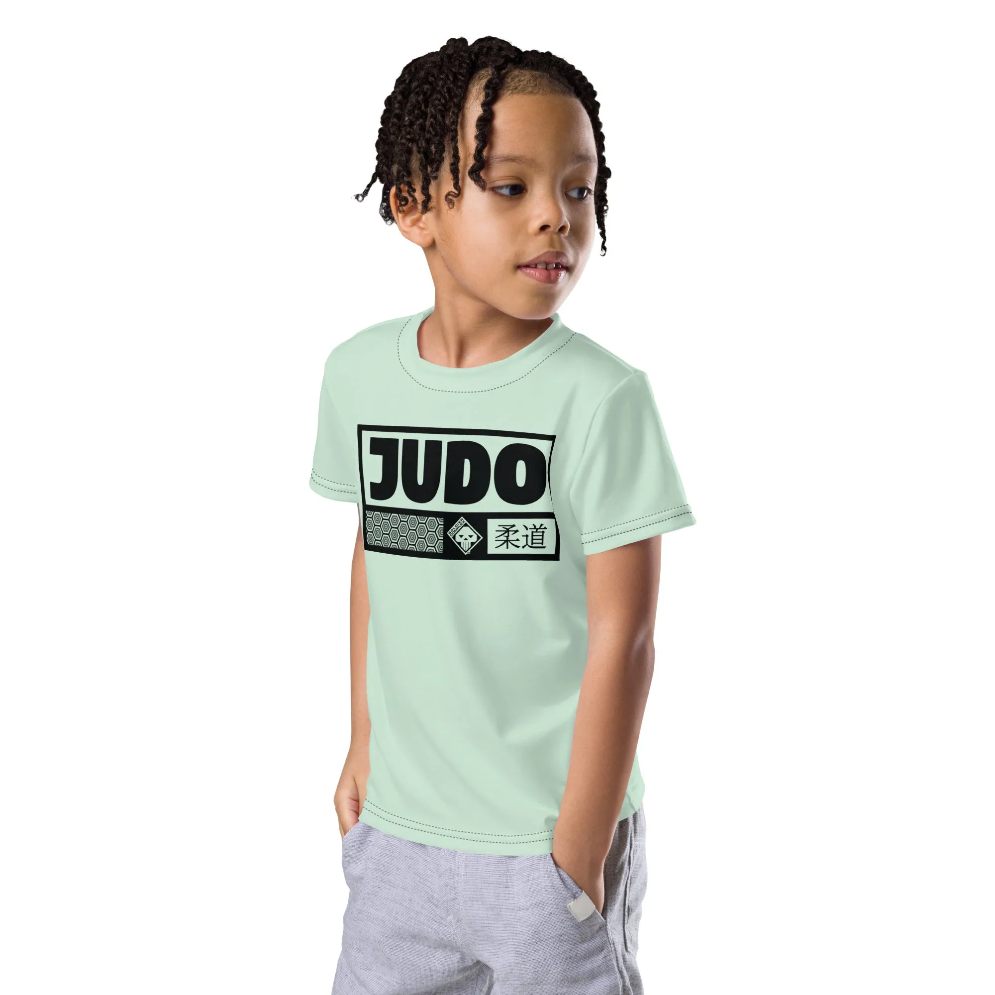 Dynamic Movement: Boy's Short Sleeve Judo Rash Guard - Surf Crest Alt