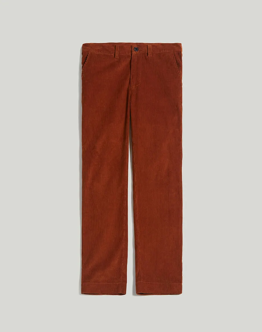 ECOSSE CORDUROY UNISEX TROUSERS | OLD GOLD